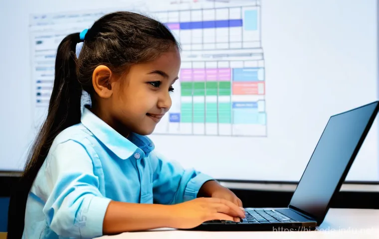 코딩교육지도사와 학습 목표 설정 방법 - **Prompt 1: Joyful Young Coders Creating Interactive Worlds**
    "A vibrant, eye-level shot of a di...