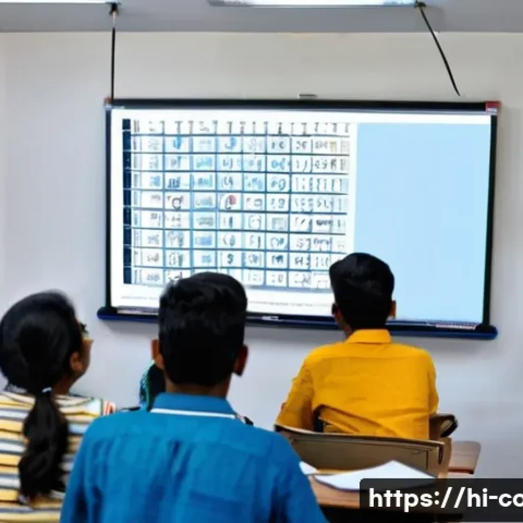 코딩교육지도사로서 교육 평가 문항 제작 - A vibrant classroom scene showing diverse Indian students attentively participating in a coding asse...