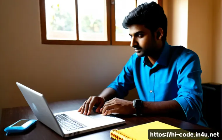 코딩교육지도사와 업무 시간 관리 노하우 - Photorealistic Indian coding education instructor at a clean home office desk, calmly organizing a d...